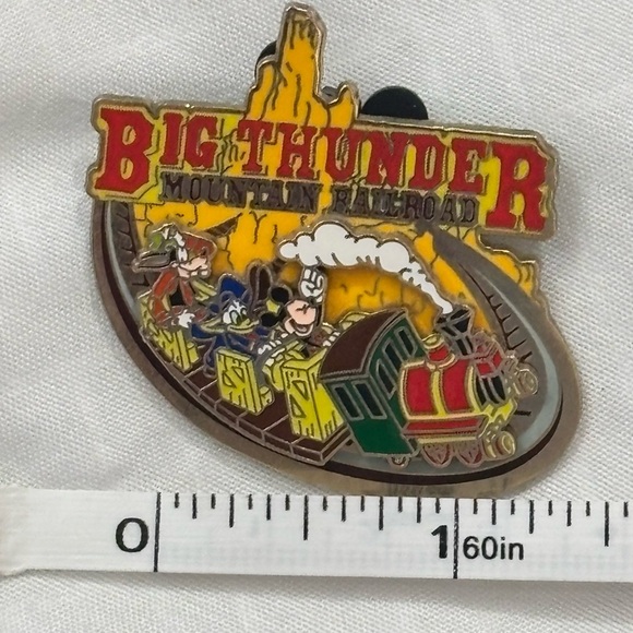Disney Parks Big Thunder Mountain Railroad Slider Pin - Picture 3 of 3